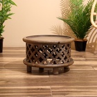 Столик кофейный, 39×39×26 см, манговое дерево - Фото 2