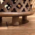 Столик кофейный, 39×39×26 см, манговое дерево - Фото 3