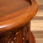 Столик кофейный 39х39х26 см, манговое дерево - Фото 6