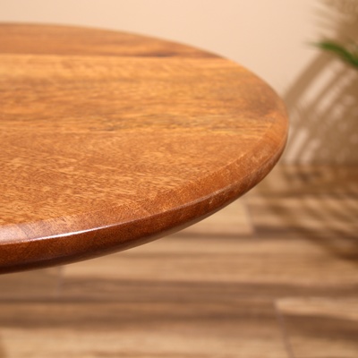 Столик кофейный 39х39х54 см, манговое дерево