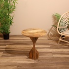 Столик кофейный 45х45х50 см, манговое дерево - фото 12352319