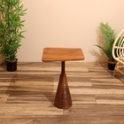 Столик кофейный 40х40х60 см, манговое дерево - фото 321628498