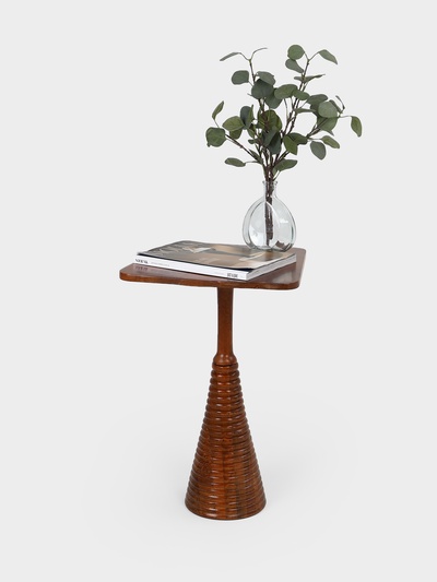 Столик кофейный, 40×40×60 см, манговое дерево