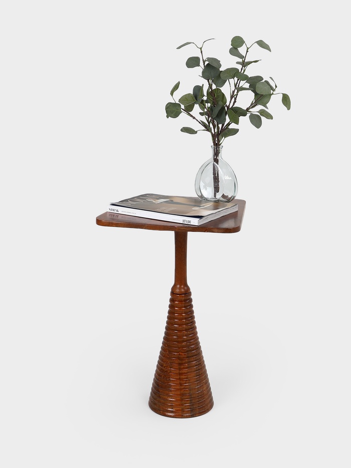 Столик кофейный, 40×40×60 см, манговое дерево