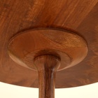 Столик кофейный 45х45х60 см, манговое дерево - Фото 4