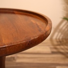 Столик кофейный 40х40х60 см, манговое дерево - Фото 6