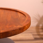 Столик кофейный 40х40х50 см, манговое дерево - Фото 6