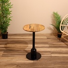 Столик кофейный 40х40х60 см, манговое дерево - фото 12368301