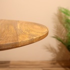 Столик кофейный 40х40х60 см, манговое дерево - Фото 6