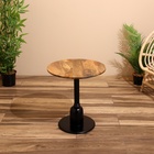Столик кофейный 45х45х51 см, манговое дерево - фото 321628558