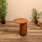 Столик кофейный 45х45х50 см, манговое дерево - фото 321628588