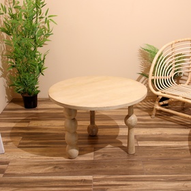 Столик кофейный 75х75х50 см, манговое дерево