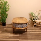 Столик кофейный 105х55х40 см, манговое дерево - фото 24323329