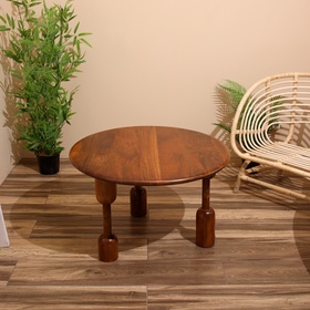Столик кофейный 80х80х50 см, манговое дерево