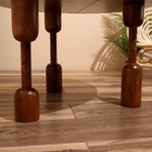 Столик кофейный, 80×80×50 см, манговое дерево - Фото 3