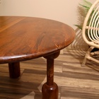 Столик кофейный, 80×80×50 см, манговое дерево - Фото 6