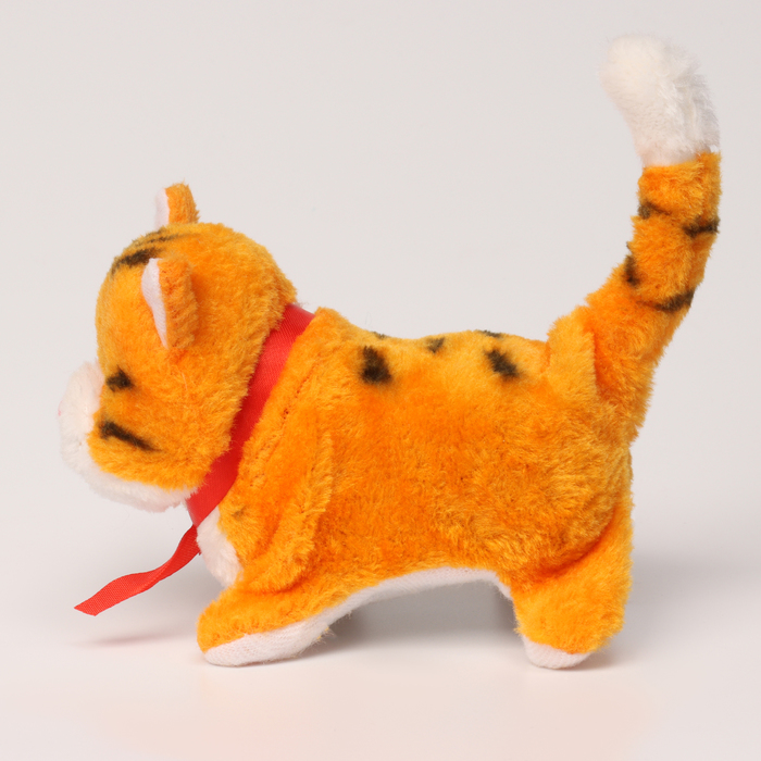 Мягкая игрушка интерактивная "Котик рыжий" - фото 1908179582
