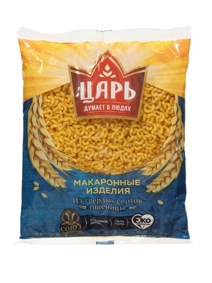 

Макароны "Царь", гладкий рожок, 400 г