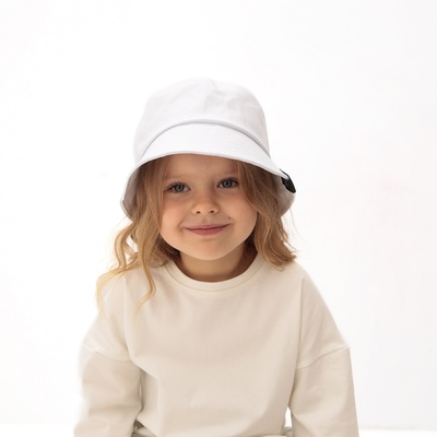Панама детская «Классика» MINAKU, белая, размер 52