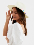 Шляпа женская с бомбошками, размер 54-56, белая, целлюлоза 100% - Фото 3