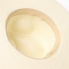 Шляпа женская с бомбошками, размер 54-56, белая, целлюлоза 100% - Фото 8