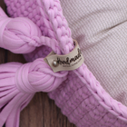 Лежанка для животных "Неженка", 40 х 11 см, полиэфирное волокно, розовый - Фото 3