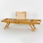 Столик для ванной на ножках Joy Home, бамбук - фото 300966212