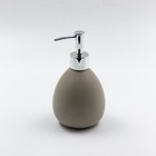 Дозатор для жидкого мыла Joy Home, керамика, бежевый - фото 300966292