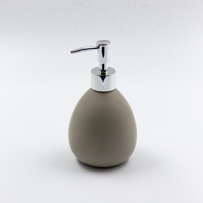Дозатор для жидкого мыла Joy Home, керамика, бежевый - фото 1909648749