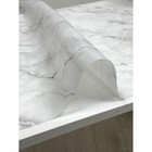 Клеёнка прозрачная Joy Home, «Мрамор», толщина 0.6 мм, 0.8 м, серый - Фото 5