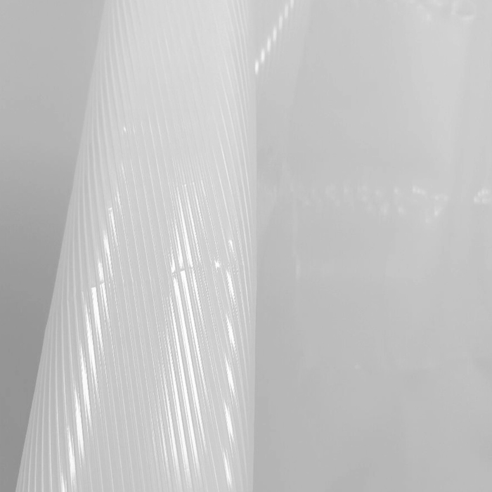 Штора для ванной Dasch, PEVA, Line, 180х200 см, белая - фото 1908180657