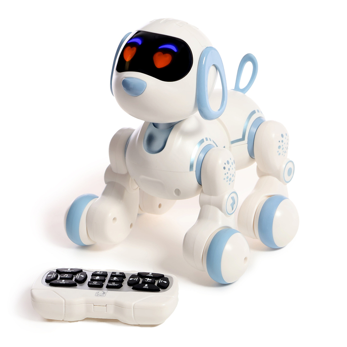 Робот-собака IQDog, световые и звуковые эффекты, работает от аккумулятора - фото 1905275537
