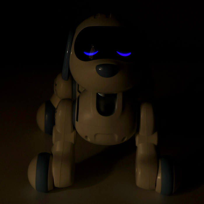 Робот-собака IQDog, световые и звуковые эффекты, работает от аккумулятора - фото 1905275550