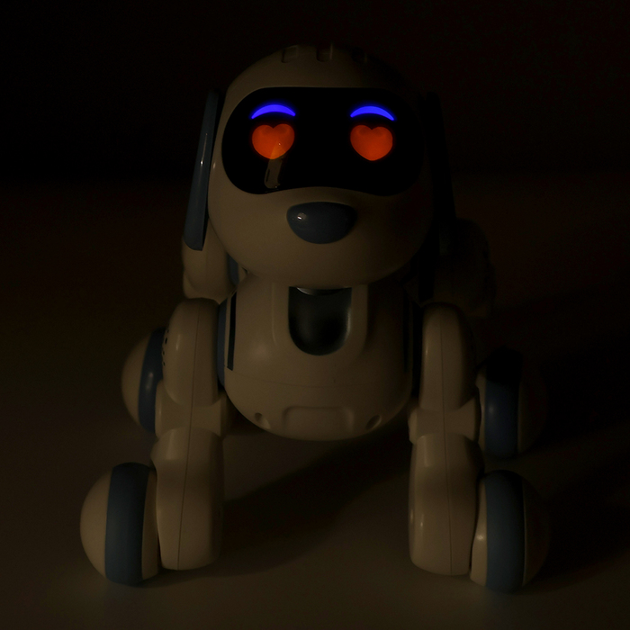 Робот-собака IQDog, световые и звуковые эффекты, работает от аккумулятора - фото 1905275551