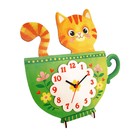 Часы «Кот в чашке» - Фото 5