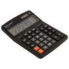 Калькулятор настольный BRAUBERG EXTRA-12-BK, 12-разрядный, 206 x 155 мм, двойное питание, чёрный - фото 9800684