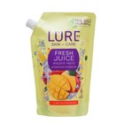 Жидкое мыло LURE Fresh Juice с экстрактом манго дой-пак, 380 мл - фото 321578257