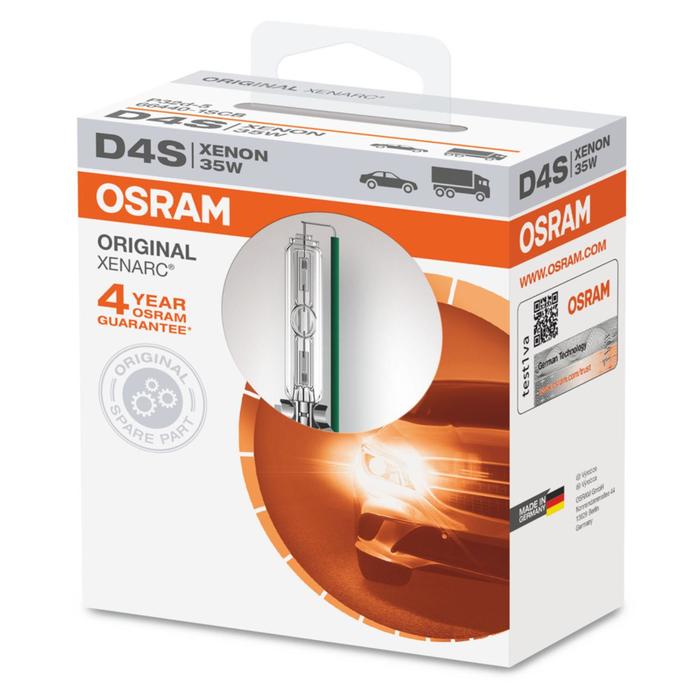 Лампа ксеноновая Osram D4S 42V-35W (P32d-5)  4300K Xenarc Original (Osram) 66440-1SCB - Фото 1