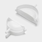 Набор для лепки пельменей Доляна, 3 предмета, формы d=7.5 и 10 см, скалка 21.5 см, МИКС - Фото 5