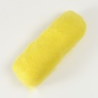 Шерсть для валяния "Кардочес" 100% полутонкая шерсть 100гр (лимон - 030) - Фото 2