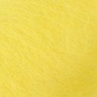 Шерсть для валяния "Кардочес" 100% полутонкая шерсть 100гр (лимон - 030) - Фото 3