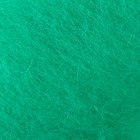 Шерсть для валяния "Кардочес" 100% полутонкая шерсть 100гр (зел.яркий - 109) - Фото 3