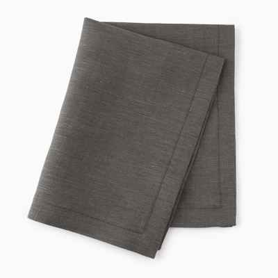 Салфетка «Этель», серая, 30×40 см,100% лён 170 г/м²