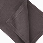 Салфетка Этель цвет графит, 30х40 см,100% лён 170 г/м2 - фото 24273360