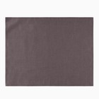 Салфетка Этель цвет графит, 30х40 см,100% лён 170 г/м2 - фото 24273363