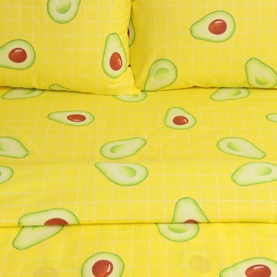 Постельное бельё 1.5-спальное LoveLife Avocado, бязь