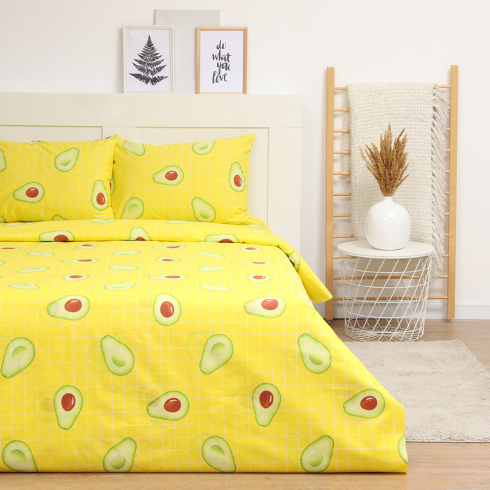 

Постельное бельё LoveLife 2 сп Avocado 175х215см, 210х220см, 50х70см-2шт, хлопок, бязь, 125г/м2