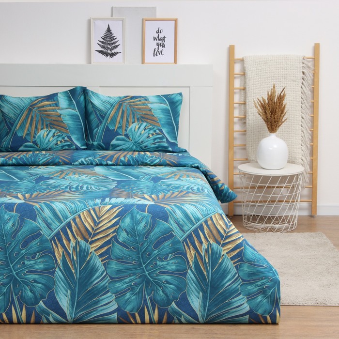 Постельное бельё евро LoveLife Exotic, бязь - Фото 1