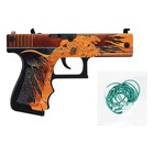 Пистолет деревянный Glock-18 «Реликвия» ТРИ СОВЫ - фото 321578581