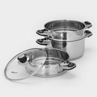 Мантоварка Катунь «Алтын», 8.5 л, d=22 см, капсульное дно, индукция, нержавеющая сталь - Фото 3